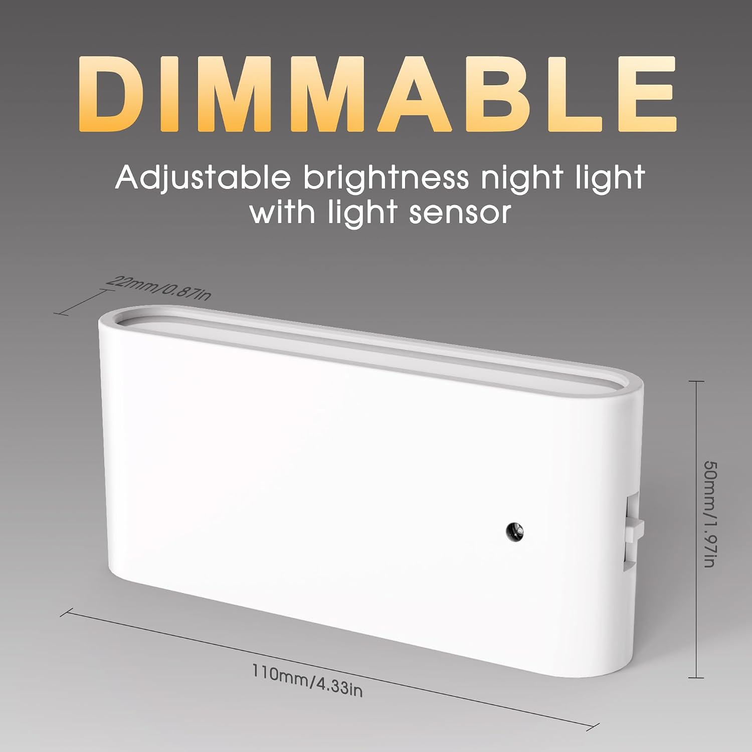 Briignite Night Lights Plug into Wall, 2 Pack, LED Night Light with Dusk to Dawn Light Sensor, Dimmable NightLight Plug in, 5000K…