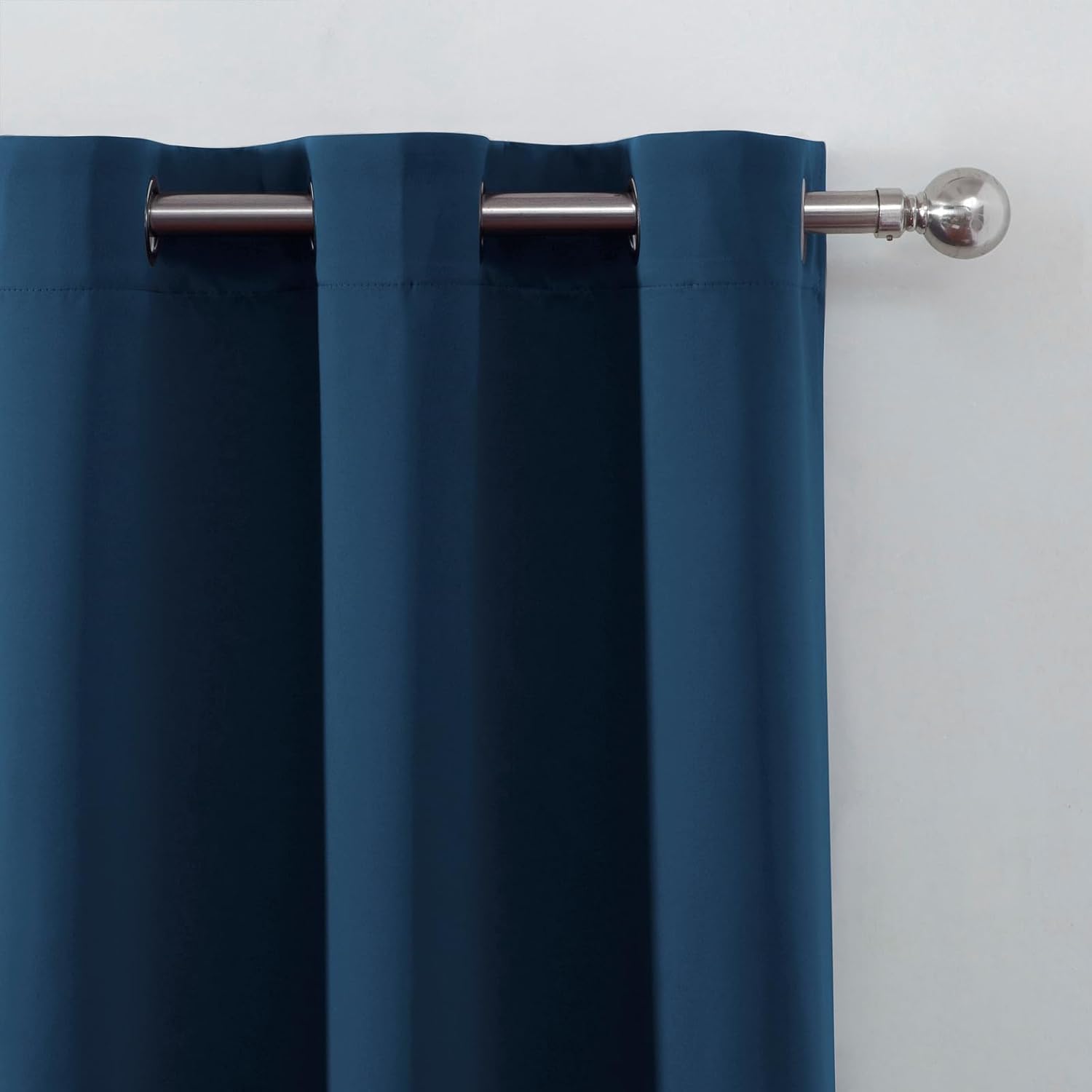 Lemomo Blackout Curtains 52 x 120 Inch Long Navy Blue Curtains Set of 2 Panels Room Darkening Curtains for Bedroom and Living Room 120 Inch…