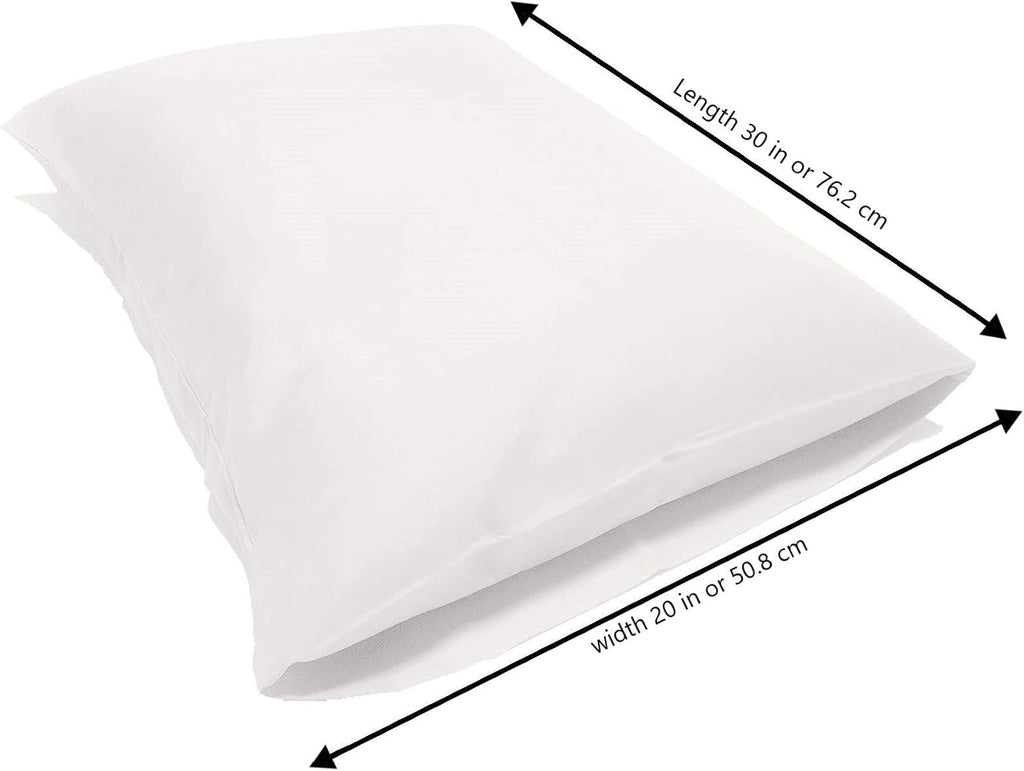 100% Cotton Percale Pillowcases, 6 Pack Pillow Cases, Soft & Breathable Pillow Covers, Light Weight Fabric, Smooth Airy Weave, for Her or…