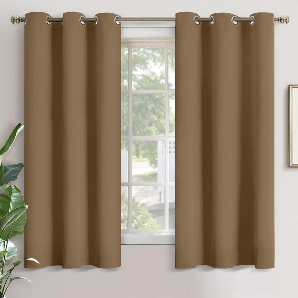 YoungsTex Blackout Curtains 68 Inches Length 2 Panels for Living Room - Thermal Insulated Drapes with Grommet Room Darkeing Privacy for Bed…