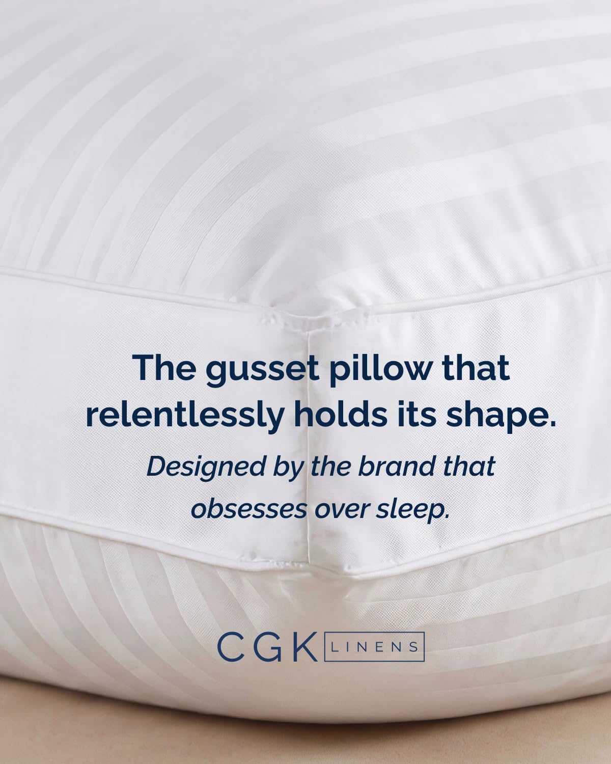 CGKUnlimited Bed Pillows for Sleeping King Size Set of 2 - Super Soft & Fluffy w/ Down Alternative Filling - Hotel Luxury Quality, Gusseted…
