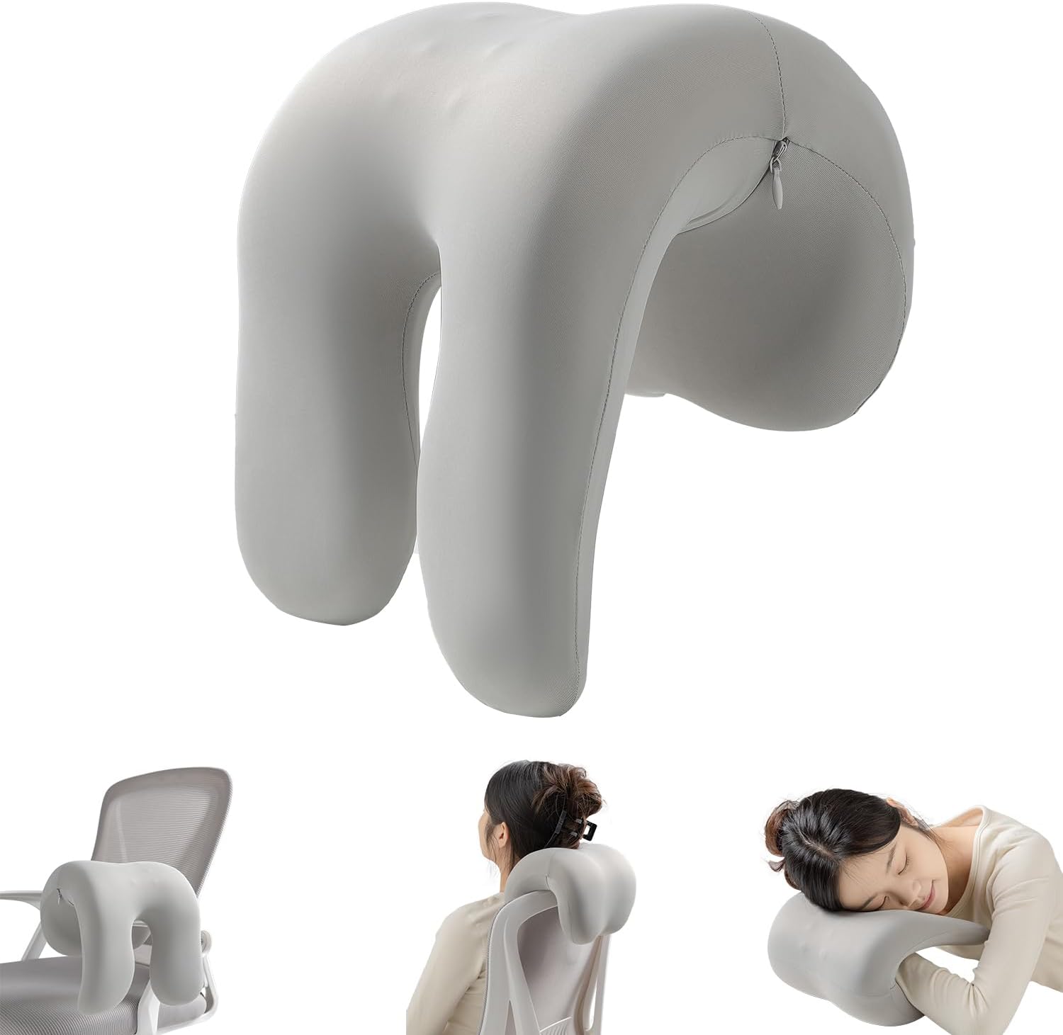 SheRest Office Chair Neck Pillow, Memory Foam Ergonomic Nap Pillow Office Chair Headrest Accessory, Neck Support Pillow Ideal for Office…
