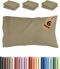 King Pillow Cases Set of 6 - Ultra Soft Hotel Quality Pillowcase Covers - Comfy, Cozy & Wrinkle Free - Shrink, Stain & Fade Resistant…