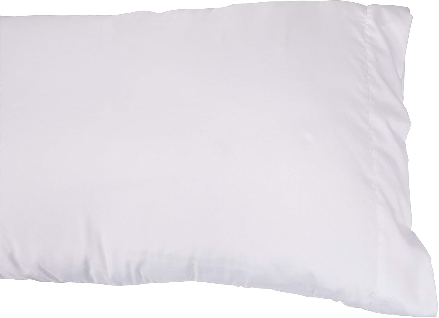 KAF Home Brushed Microfiber Pillow Cases Bulk Pack, Control Allergies and Ensure Sound Sleep, Set of 12 (White, Queen)