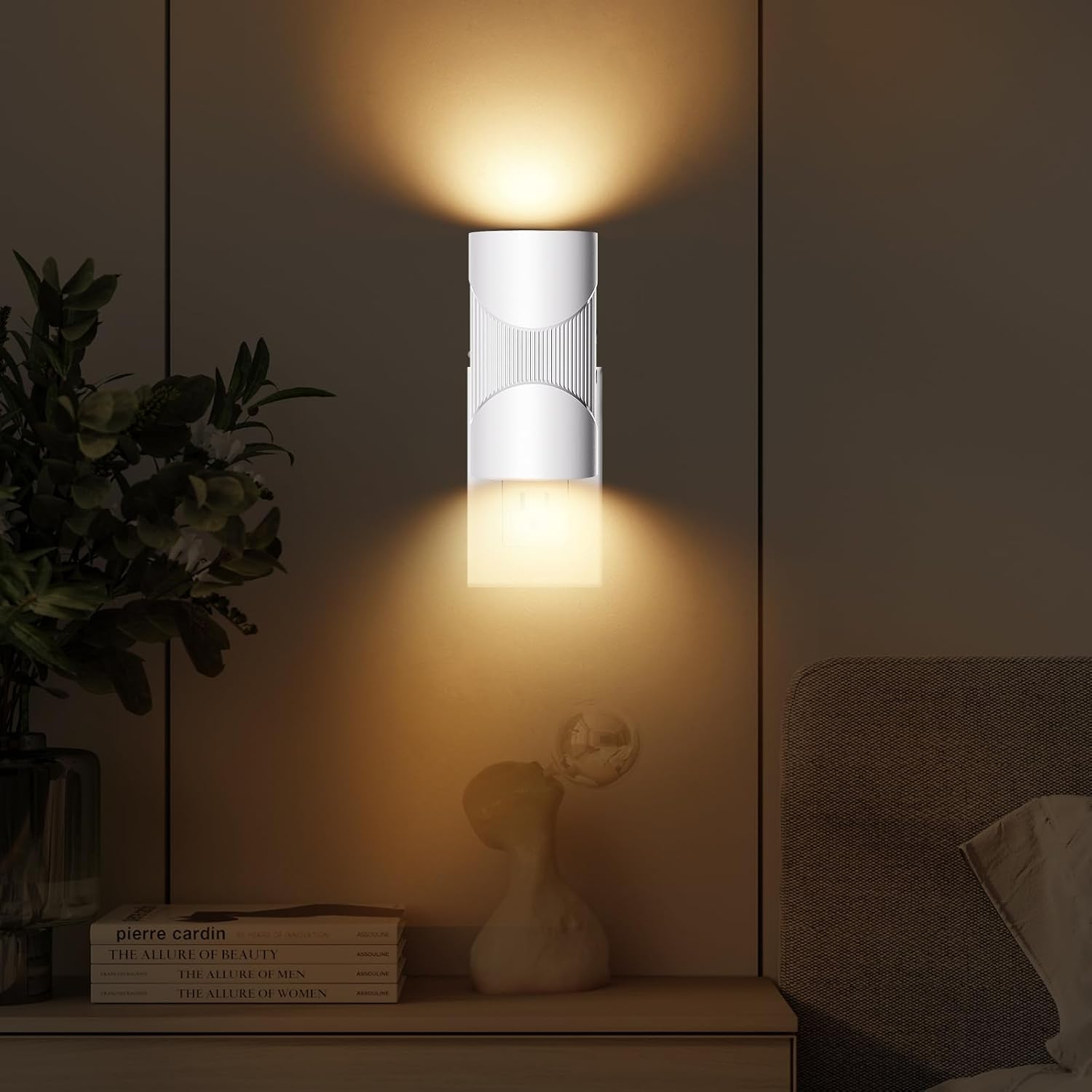 easuntec Night Light, Night Lights Plug into Wall, Warm Led Night Light, Dusk to Dawn Light Sensor, 3 Light Modes, Dimmable Night Lights fo…