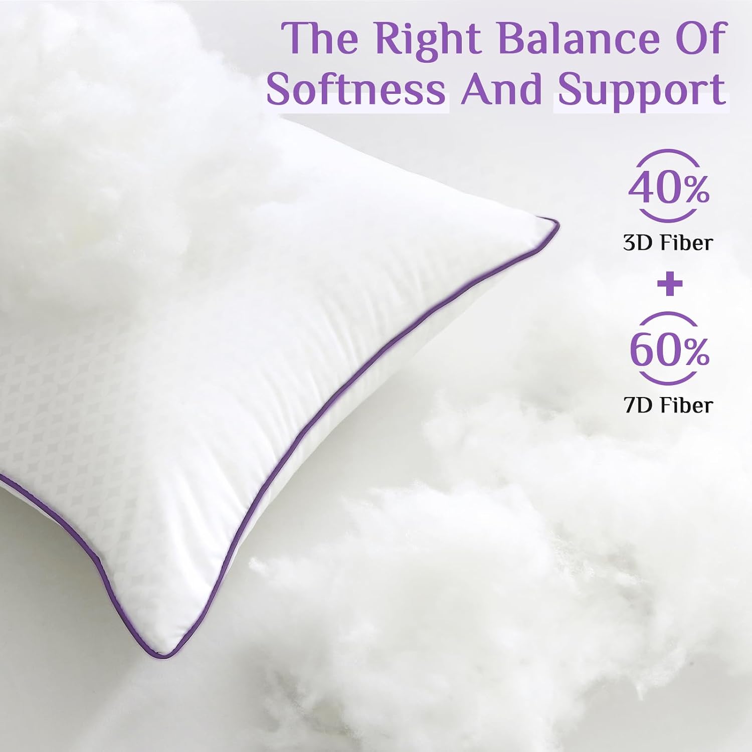 Jollyvogue Euro Size Pillows Set of 2, 26'' x 26'' Cooling Bed Throw Pillows with Super Soft Down Alternative Fill, Luxury Fluffy Hotel Qua…