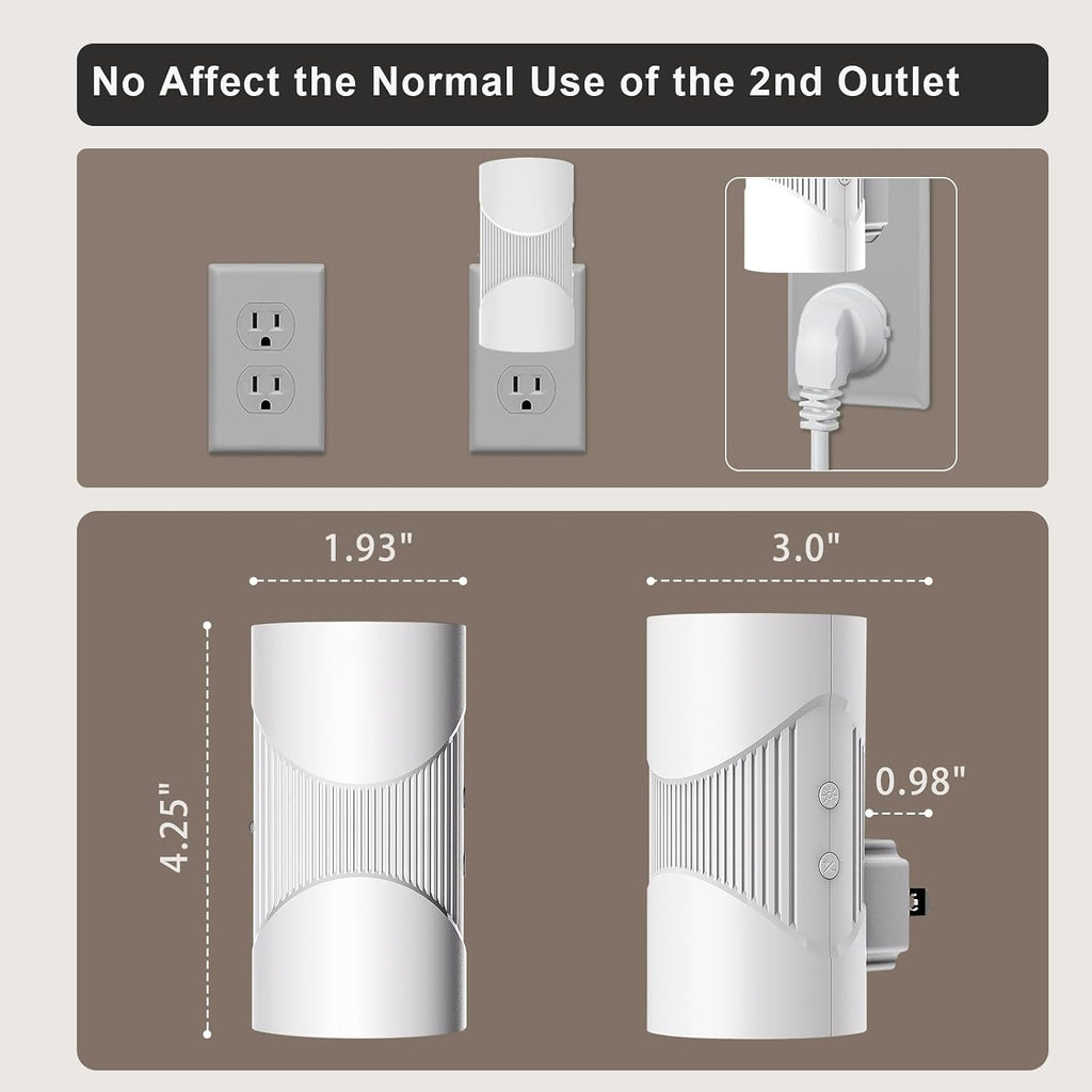 easuntec Night Light, Night Lights Plug into Wall, Warm Led Night Light, Dusk to Dawn Light Sensor, 3 Light Modes, Dimmable Night Lights fo…