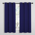 NICETOWN Blackout Draperies Curtains, All Season Thermal Insulated Solid Grommet Top Blackout Curtains/Drapes for Kid's Room (Royal Blue…