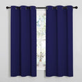 NICETOWN Blackout Curtain Panels, Window Treatment Energy Saving Thermal Insulated Solid Grommet Blackout Drapes/Draperies (Royal Blue, 1…