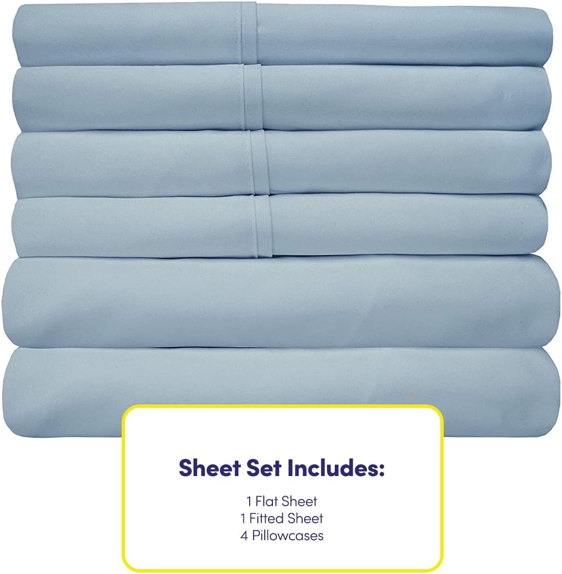 King Size Bed Sheets - 6 Piece 1500 Supreme Collection Fine Brushed Microfiber Deep Pocket King Sheet Set Bedding - 2 Extra Pillow Cases…