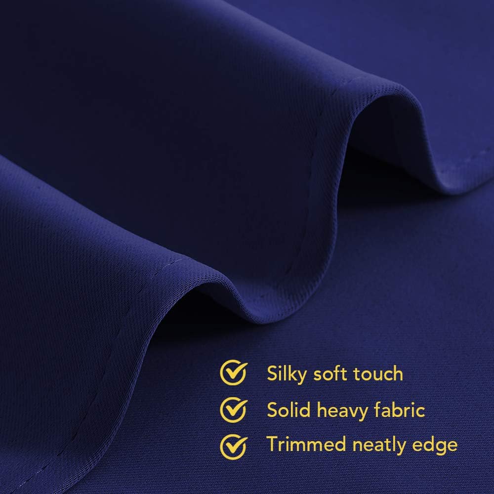 NICETOWN Living Room Blackout Draperies Curtains, Window Treatment Energy Saving Thermal Insulated Solid Grommet Blackout…