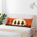 Cowboy Rectangle Body Pillow Covers Western Cowboys Cactus Sunset 20"X54" Couch Body Pillow Pillowcase Decorative Home Body Pillows Bed…