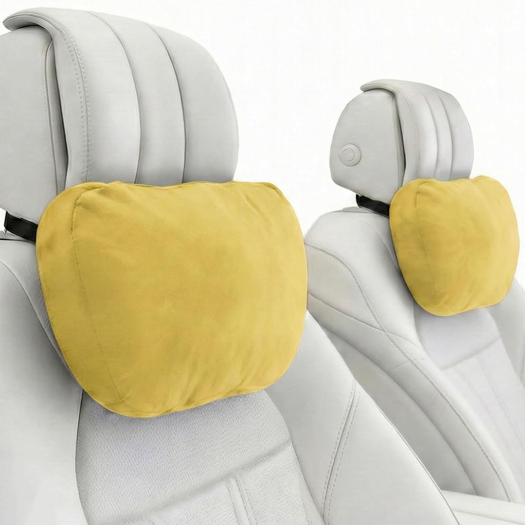 WELBRIT 2PCS Car Pillow for Car Neck Pillow for Driving Seat Neck Support Soft Cushion Back Support Head-Rests for Vehicle Sleeping…