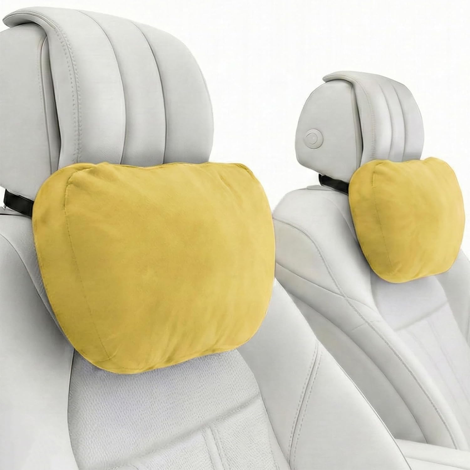 WELBRIT 2PCS Car Pillow for Car Neck Pillow for Driving Seat Neck Support Soft Cushion Back Support Head-Rests for Vehicle Sleeping…