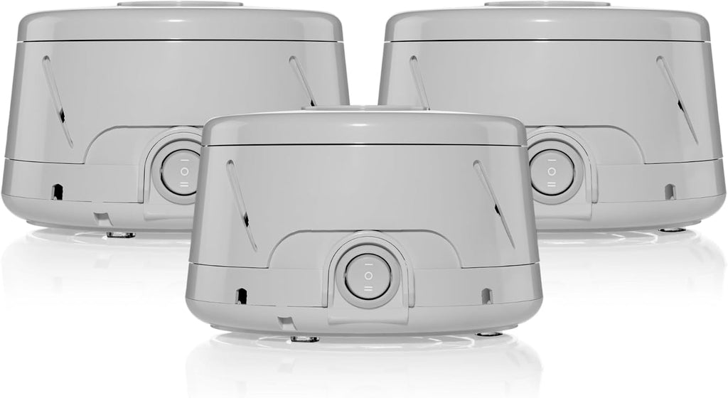 Yogasleep Dohm Classic (Gray 3 Pack) The Original White Noise Machine, Soothing Natural Sound From A Real Fan, Noise Cancelling For Office…