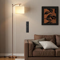 Ambimall 60" Floor Lamp with Remote Control and Stepless Dimmable Bulb, Colors Temperature & Brightness Adjustable, Modern Floor Lamps…