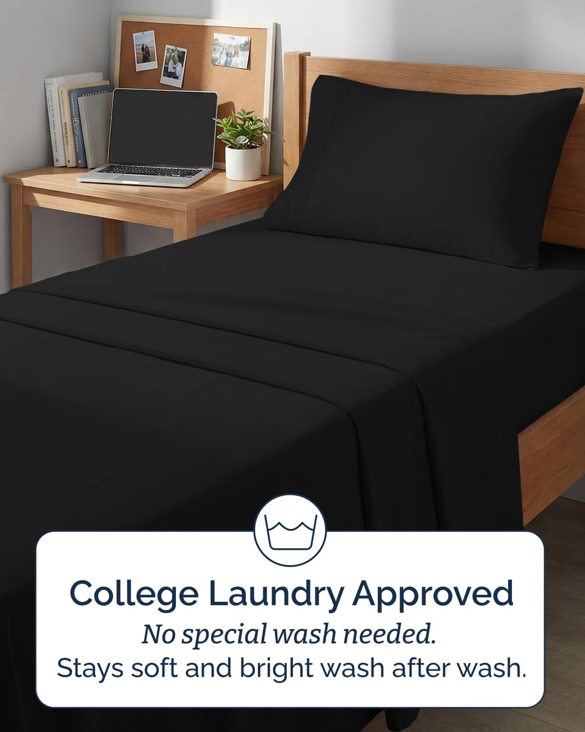 Twin XL 4 Piece Sheet Set - Comfy, Breathable & Cooling - Hotel Luxury Bedding for Women, Men, Kids, Teens and Children - 1 Flat & 1…