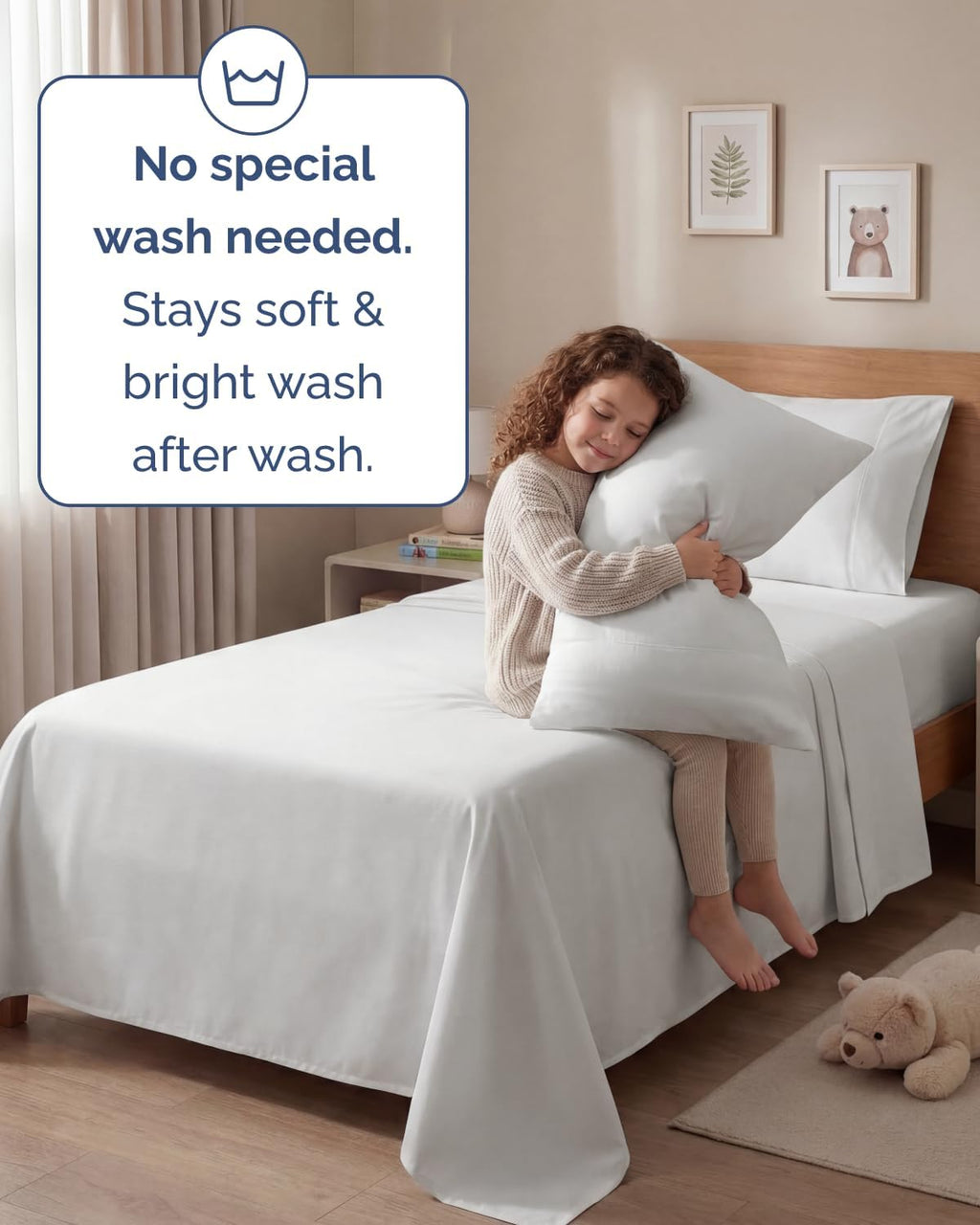 Twin 4 Piece Sheet Set - Comfy, Breathable & Cooling - Soft Hotel Luxury Bedding for Women, Men, Kids, Teens and Children - 1 Flat & 1…