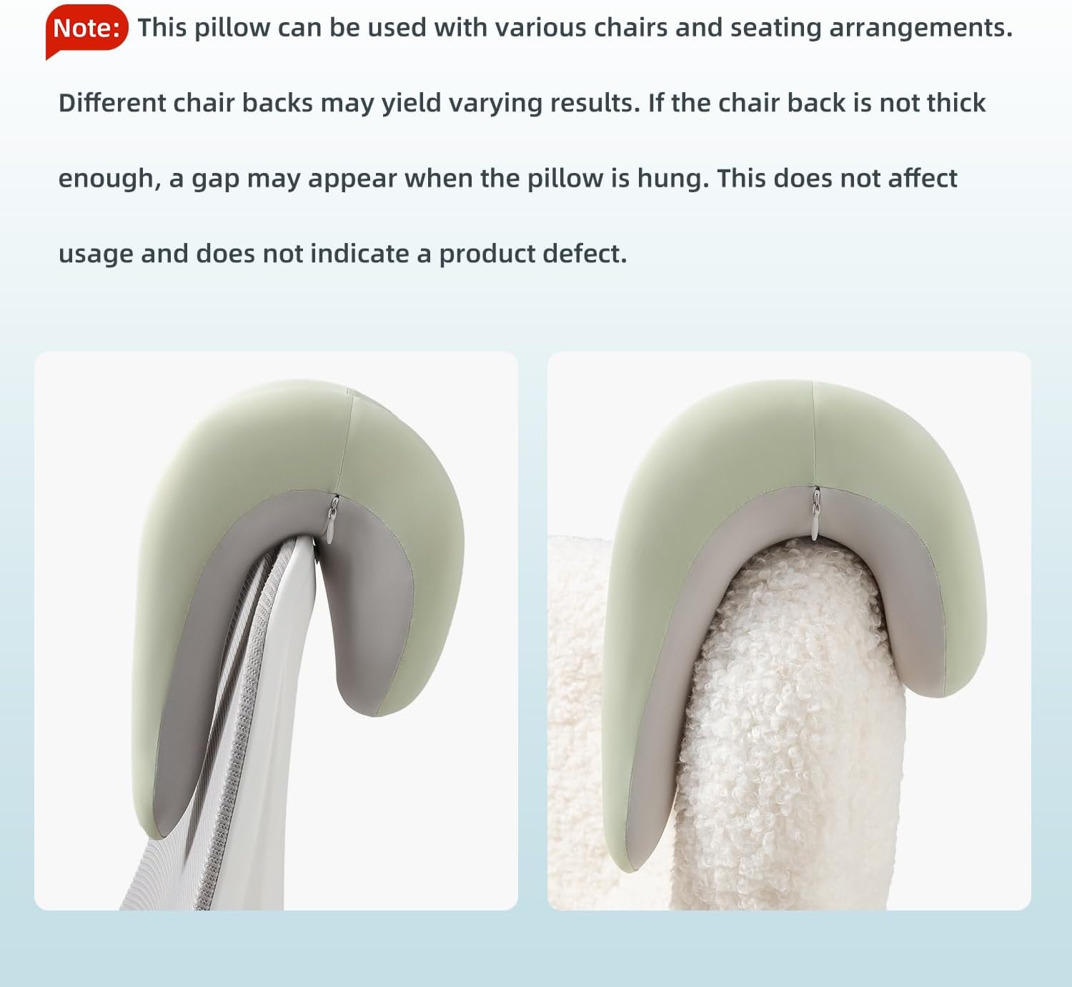SheRest Office Chair Neck Pillow, Memory Foam Ergonomic Nap Pillow Office Chair Headrest Accessory, Neck Support Pillow Ideal for Office…