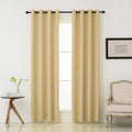 Pickluc Blackout Curtains with Grommet 84 Inches Long 2 Panels Burg, Light Blocking Window Drapes for Living Room, Privacy Protection, Ther…