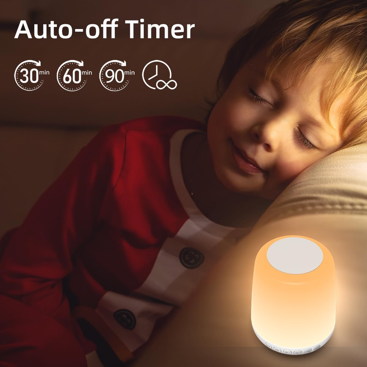 iMosleep Night Light LED Touch Night Dimmable with 20 Levels of Brightness 4 Timer Rechargeable Battery for Bedroom Baby Nursery Liv…