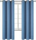 BGment Blackout Curtains for Bedroom - Grommet Thermal Insulated Room Darkening Curtains for Living Room, Set of 2 Panels (42 x 72 Inch, Fa…