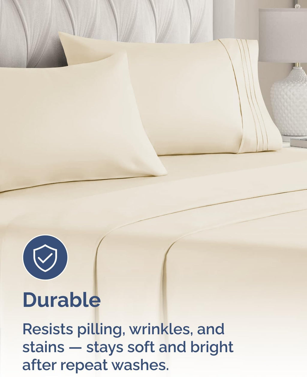 King Standard Pillow Cases Set of 8 - Ultra Soft Hotel Quality Pillowcase Covers - Comfy & Wrinkle Free - Shrink & Fade Resistant…