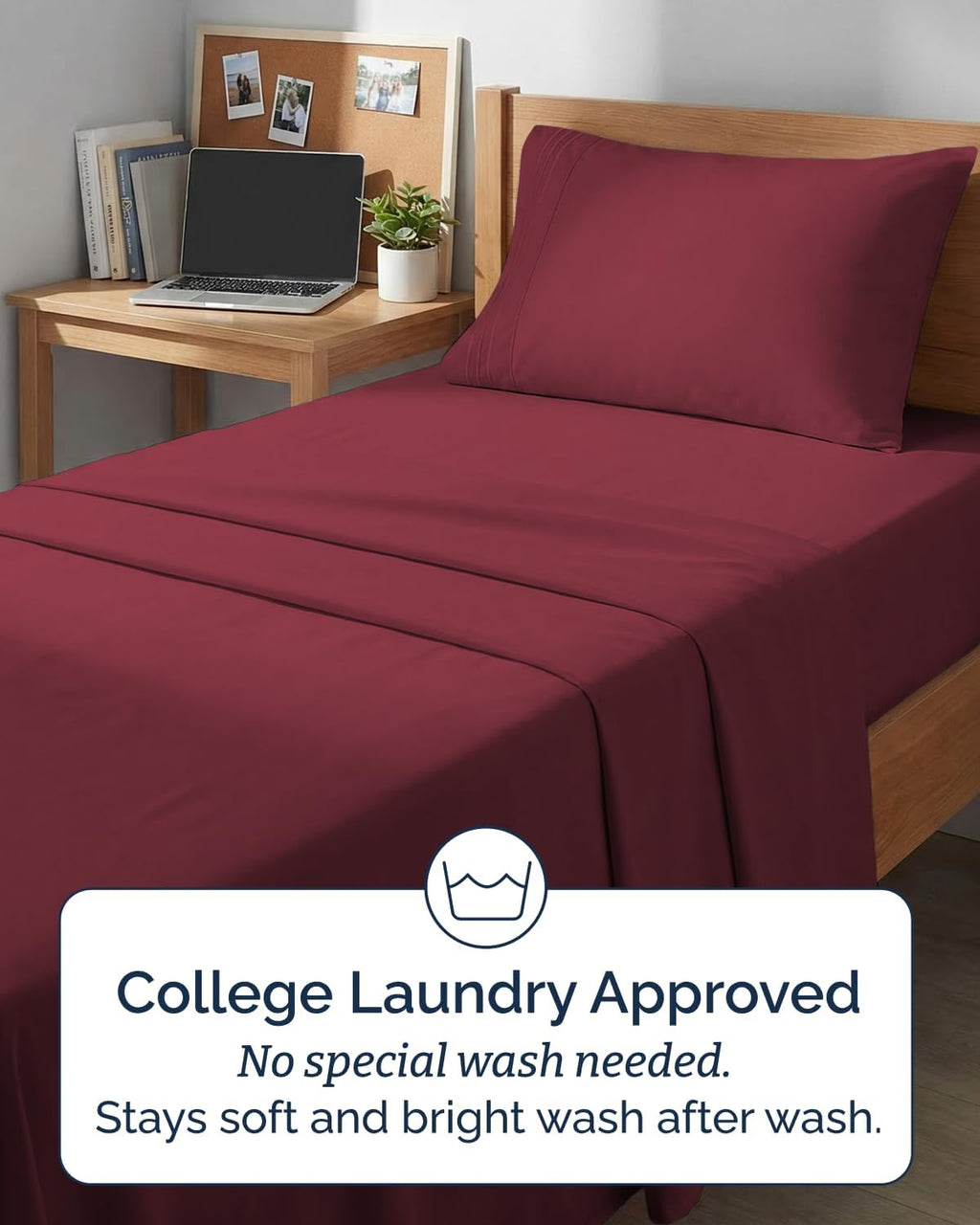 Twin XL 4 Piece Sheet Set - Comfy Breathable & Cooling - Hotel Luxury Bedding for Women, Men, Kids, Teens & Children - 1 Flat & 1 Fitted…