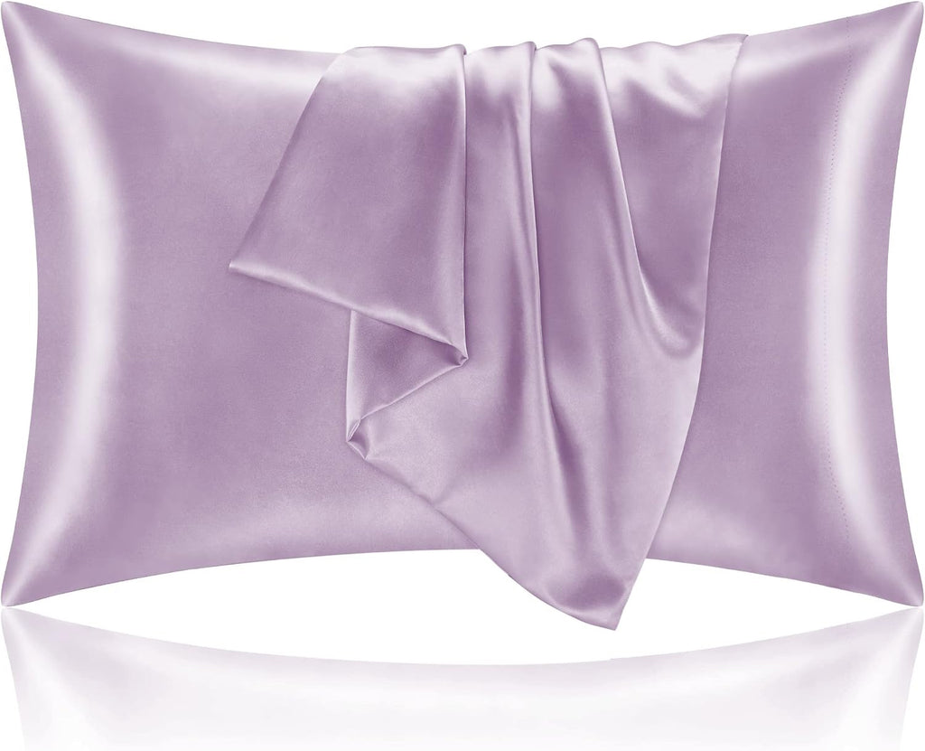 Bedelite Satin Pillowcase for Hair and Skin, Super Soft and Cooling Similar to Silk Pillow Cases 2 Pack with Envelope Closure, Gift for Wom…