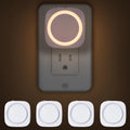 Warm Night Lights Plug into Wall, 4 Packs Dimmable Night Light with Dust to Dawn Sensor, Automatically Turn on and Off, Gentle Glow…