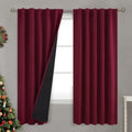 BGment Full Blackout Curtains with Insulated Lining Curtains 72 Inches Long, Rod Pocket and Back Tab Double Layer Room Darkening Window…