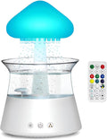Colorlife Rain Cloud Mushroom Humidifier Lamp – Soothing Waterfall Night Light with Rain Sounds, & Relaxation Desk Lamp, Ideal Gi…