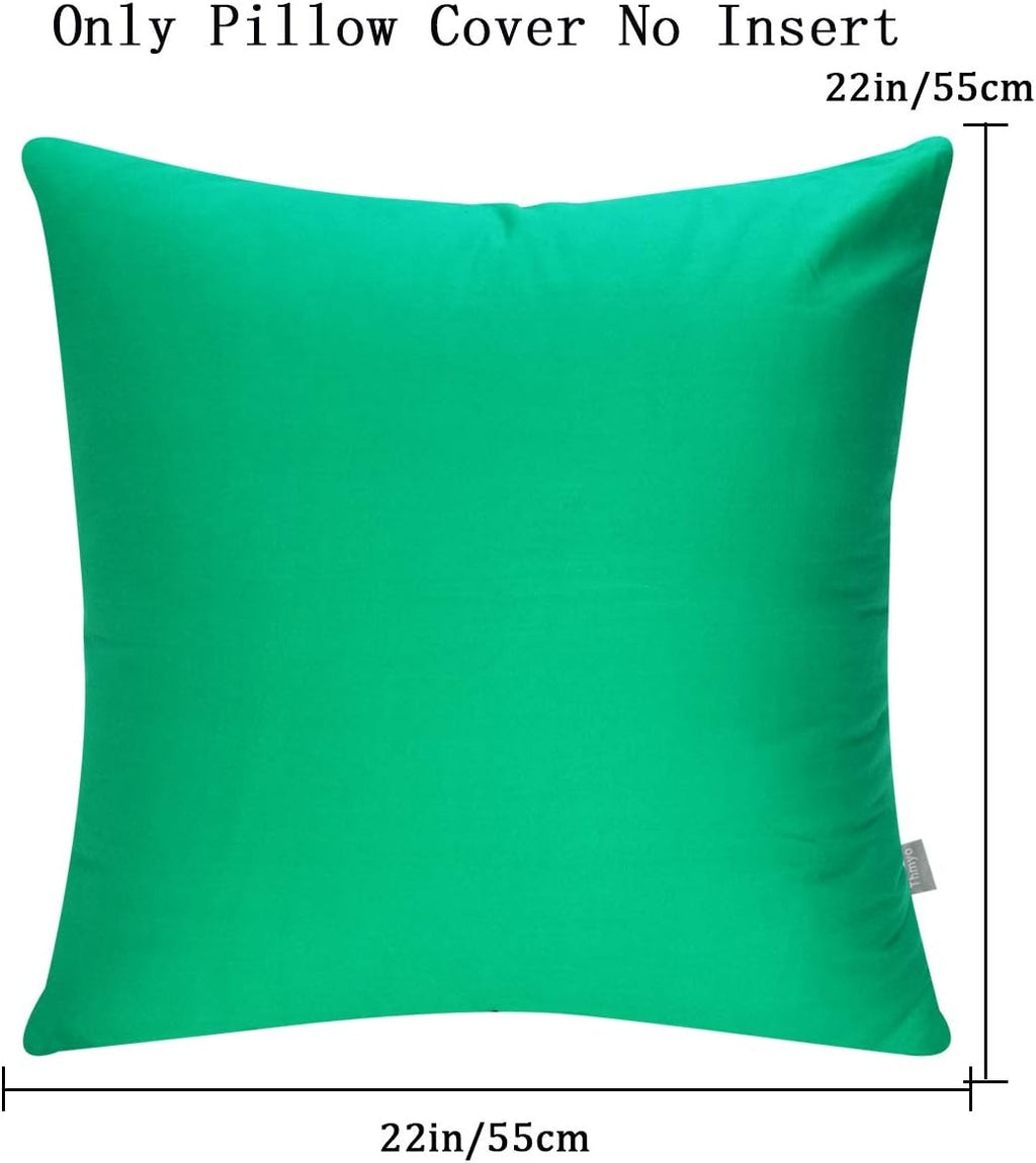 Thmyo 4-Pack 100% Cotton Comfortable Solid Decorative Throw Pillow Case Square Cushion Cover Pillowcase Sublimation Blank Pillow Covers DIY…