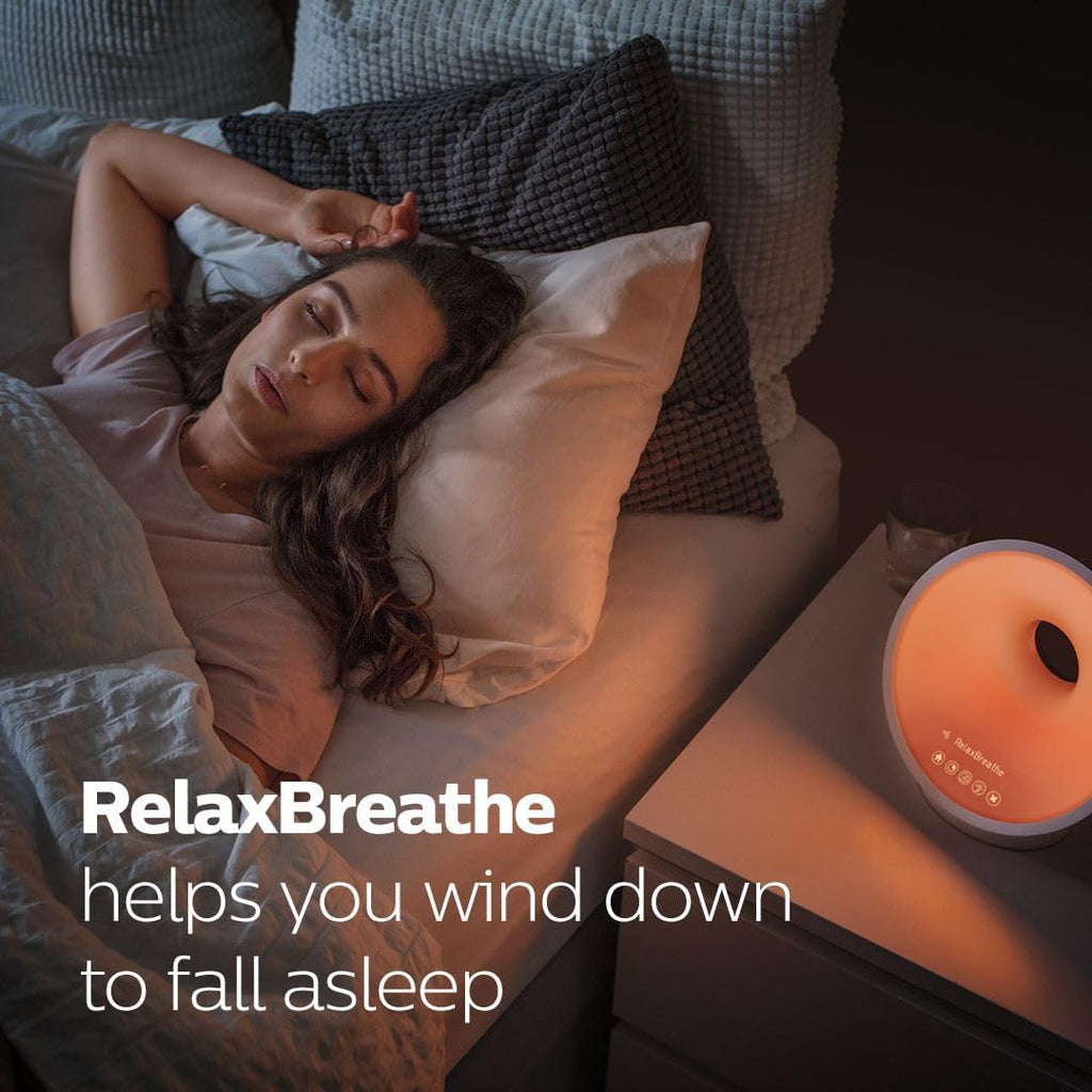 PhilipsSmartSleep Philips SmartSleep Sleep and Wake-Up Light, Simulated Sunrise and Sunset, Multiple Lights and Sounds, RelaxBreathe to Sle…