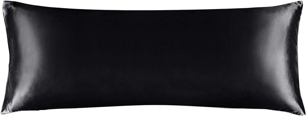 Bedelite Satin Body Pillow Cover, Super Soft and Cooling Body Pillow Pillowcase for Hair and Skin, Breathable Silky Full Long Pillowcase Co…
