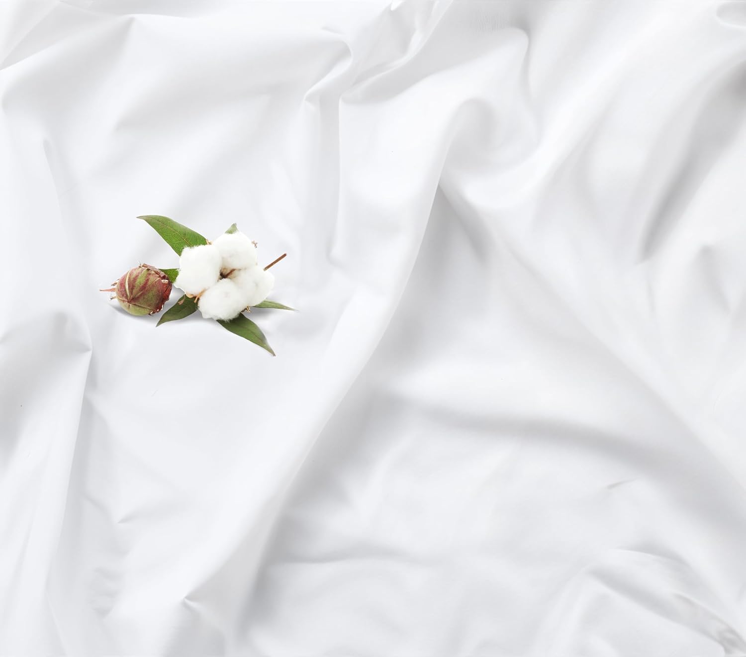 Ruvanti 100% Cotton Organic Percale Sheets Twin XL Size – Crisp Cooling Bed Sheets for Hot Sleepers, Deep Pocket 15”, Soft Peach Finish, Br…