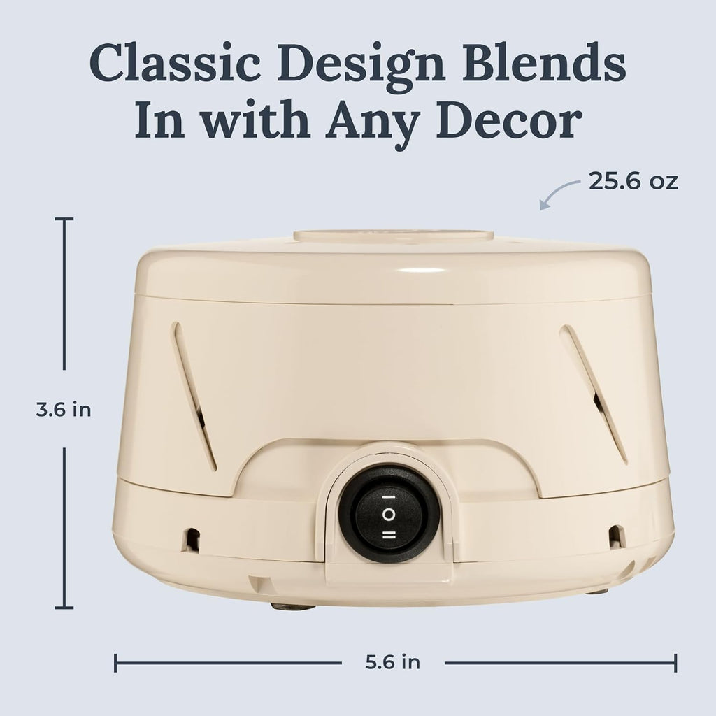 Yogasleep Dohm Classic (Tan) The Original White Noise Machine, Soothing Natural Sound from a Real Fan, Noise Cancelling for Office Privacy,…