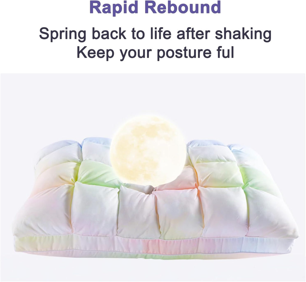 Yourmoon YOUR MOON Soft Pillows for Sleeping, Support Bed Pillows, Fluffy Down Alternative Pillow, Luxury Hotel Gel Pillows for Side Sleepi…