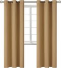 BGment Blackout Curtains for Living Room - Grommet Thermal Insulated Room Darkening Curtains for Bedroom, 2 Panels of 42 x 84 Inch, Khaki 8…