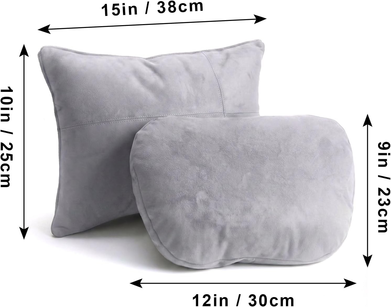 WELBRIT 2PCS Car Pillow for Car Neck Pillow for Driving Seat Neck Support Soft Cushion Back Support Head-Rests for Vehicle Sleeping…
