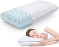 CushyOasis Memory Foam Pillows for Side, Back and Stomach Sleepers, Bed Pillow with Washable Cover and Breathable Mesh, Bed Pillow for…