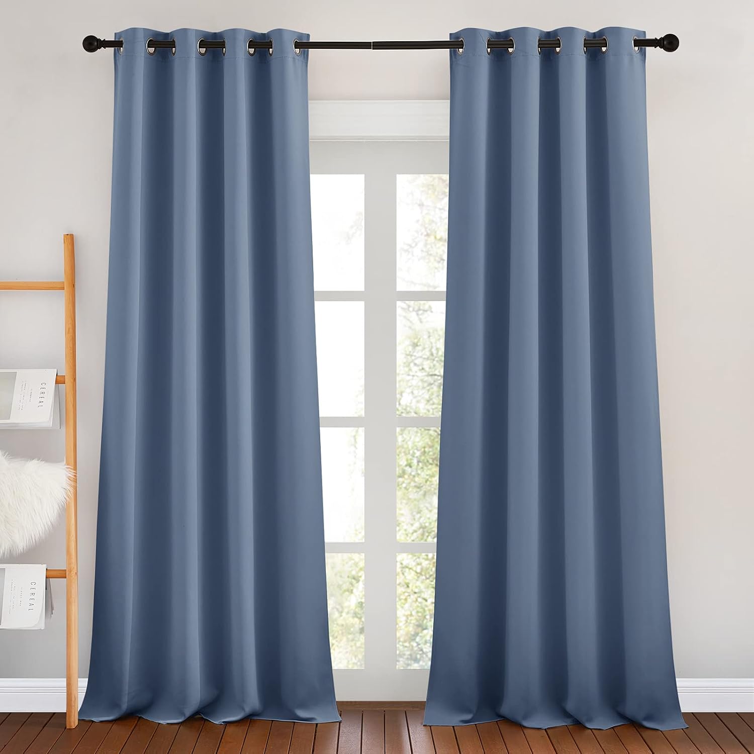 NICETOWN Room Darkening Curtains for Windows - Home Fashion Energy Saving Grommet Top Thermal Insulated Drapes for Bedroom/Patio Door…
