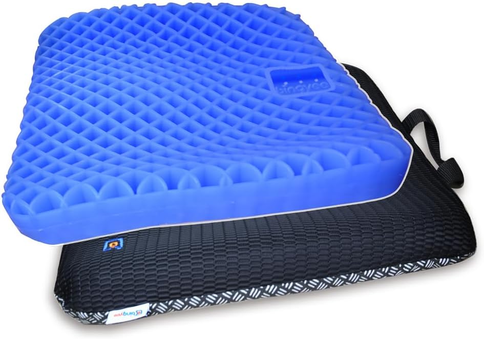 Gel Seat Cushion 1.8 Inch Thick Seating Pad Orthopedic Chair Cushions for Pressure Relief Gel Pads for Office Chair, Car, Home…