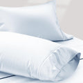 TEXAS LINEN CO. 100% Egyptian Cotton Pillow Cases King Size Set of 2 - Luxury 1200 Series Star Sleepin' Collection Sateen Pillow Covers…
