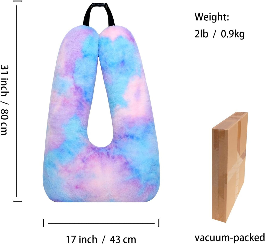 Atablyn-Foryourdailylife Atablyn Children Travel Pillow Car Pillow Removable U-Shaped Pillow for Adults to Support Head and Body in The Bac…