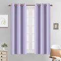Yakamok Room Darkening Grommet Window Drapes Blackout Curtains Thermal Insulated Grommet Curtain Panels for Bedroom, 38W x 54L, Lilac, 2…