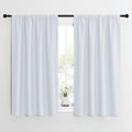 NICETOWN Greyish White Window Curtain Panels - Thermal Insulated Rod Pocket Room Darkening Curtain Sets for Bedroom (Platinum - Greyish…