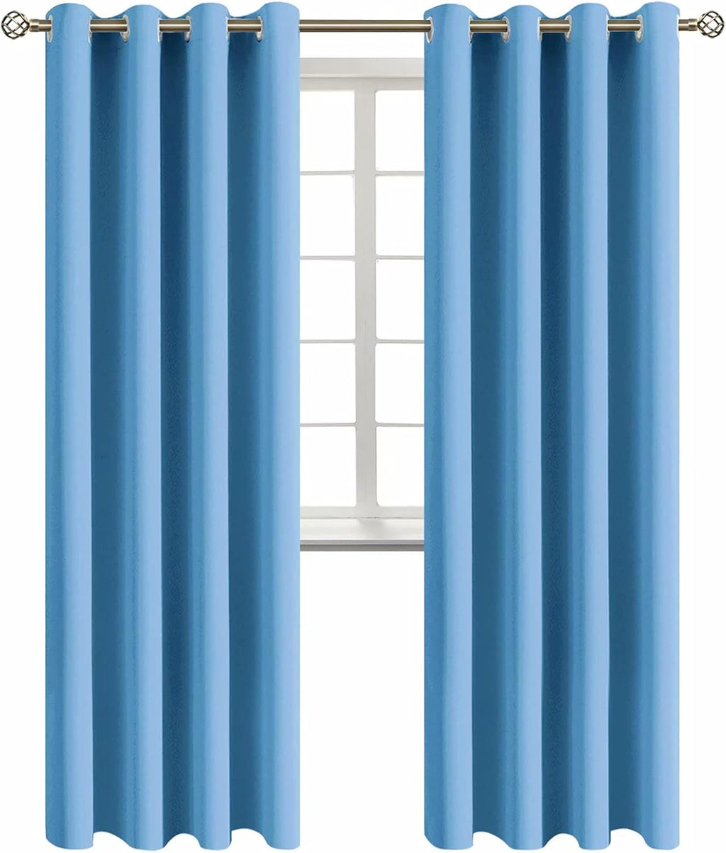 BGment Room Darkening Curtains 84 Inches Long - Grommet Thermal Insulated Drapes Window Treatment Curtains for Bedroom, 2 Panels, 52 x 84 I…