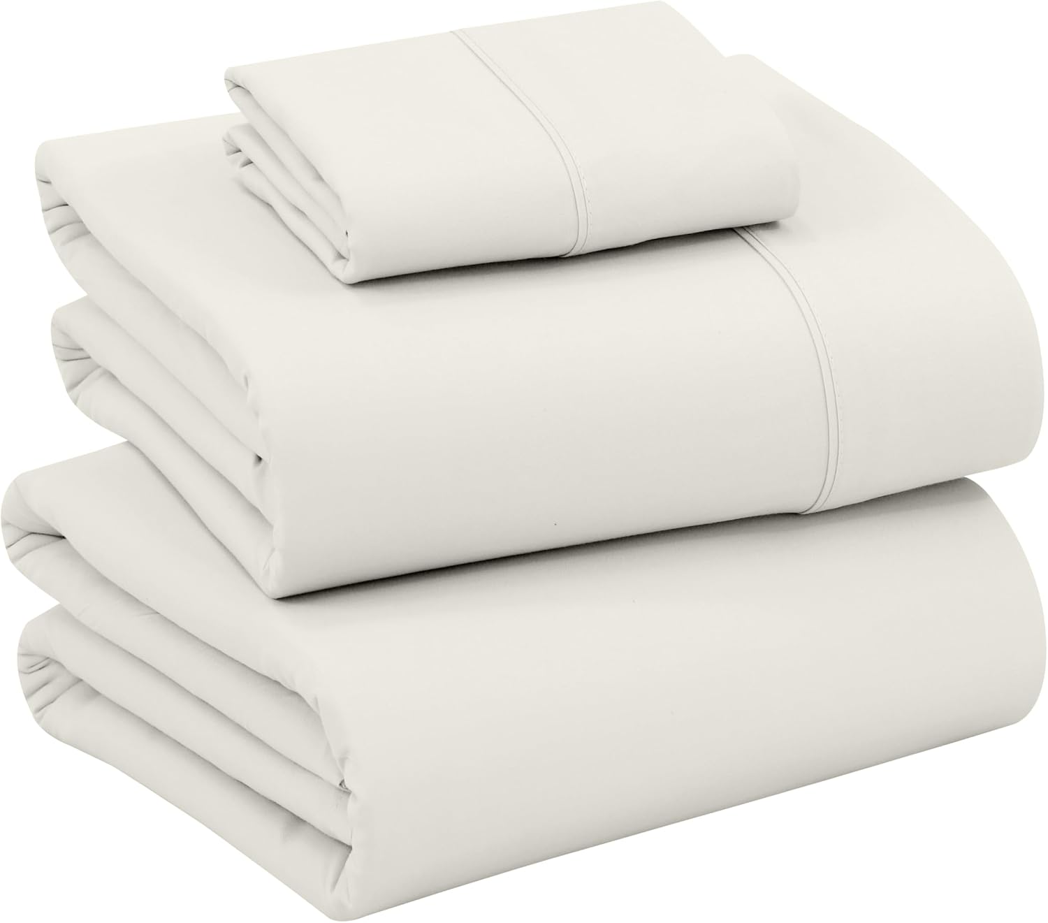 Ruvanti 100% Cotton Percale Sheets Twin XL Size – Crisp Cooling Bed Sheets for Hot Sleepers, Deep Pocket 16”, Soft Breathable & Durable Hot…