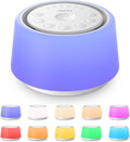 Leicex White Noise Sound Machine | Sound Machine for Baby Rechargeable | 30 Soothing Sounds | 10 Colors Night Light | White Noise Machine f…